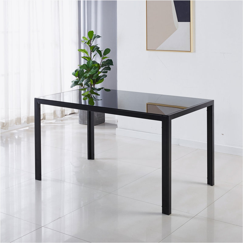 Northrup Sleek Glass Dining Table