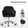 Vernese Modern Velvet Task Chair with Tufted Back