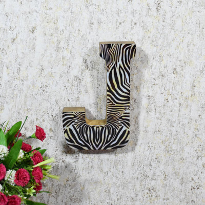 Text & Numbers Letter Block
