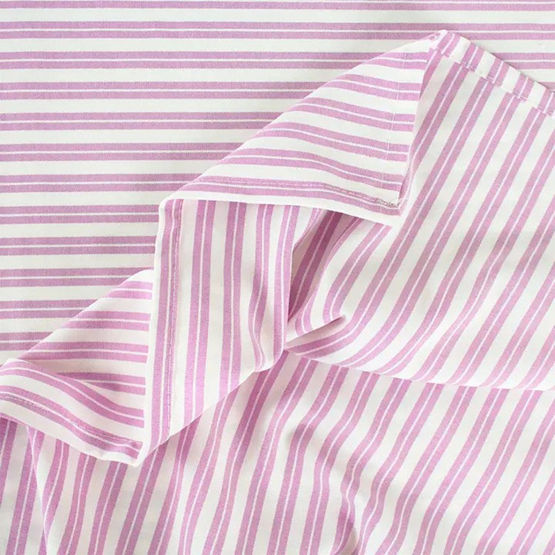 Stripe Everyday Design Table Runner, 90" x 16", Pink