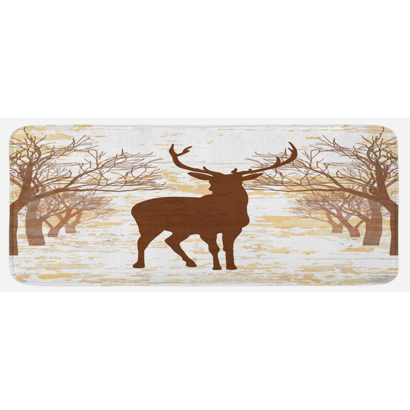 Tapis de cuisine pour la chasse cerf