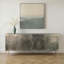 Odessa 83" Four Door Buffet in Desert Patina with Brass Base