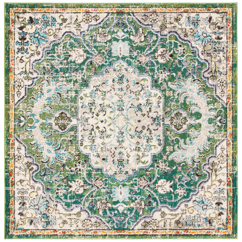 Wisner Oriental Area Rug, Square 201 cm