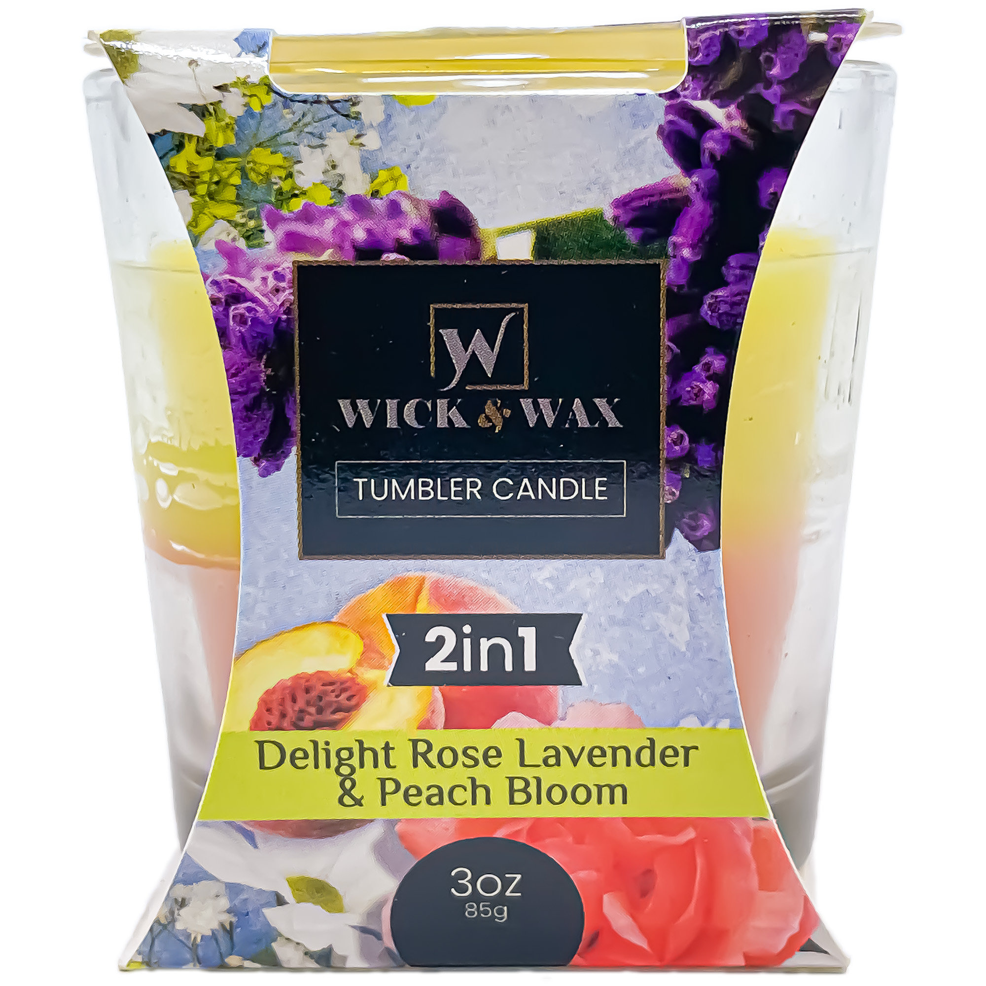 Nicole Fantini Collection Rose Lavender Delight & Peach Blossom Double