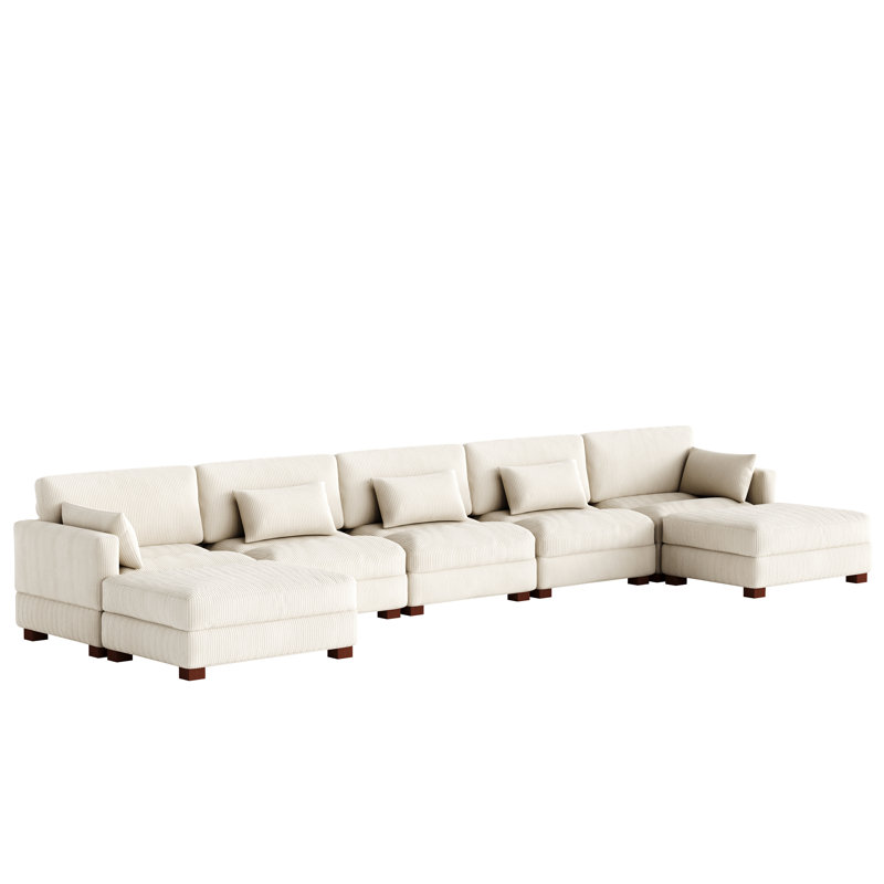 Maelina Reversible Modular Corner Sofa, Beige