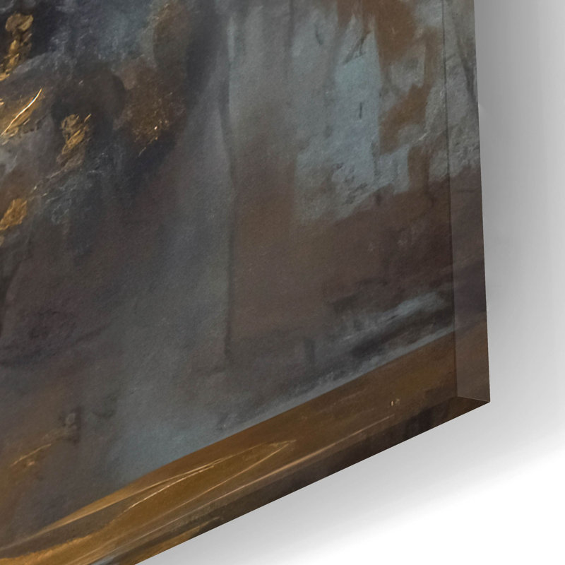 «Black and Gold Vase» par Epic Portfolio, art mural en verre acrylique