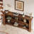 70.9" Extra Long Console Table, 3-Tier Sofa Table
