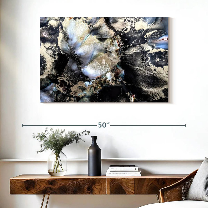 Avery Black Marble II, 26" H x 39" W