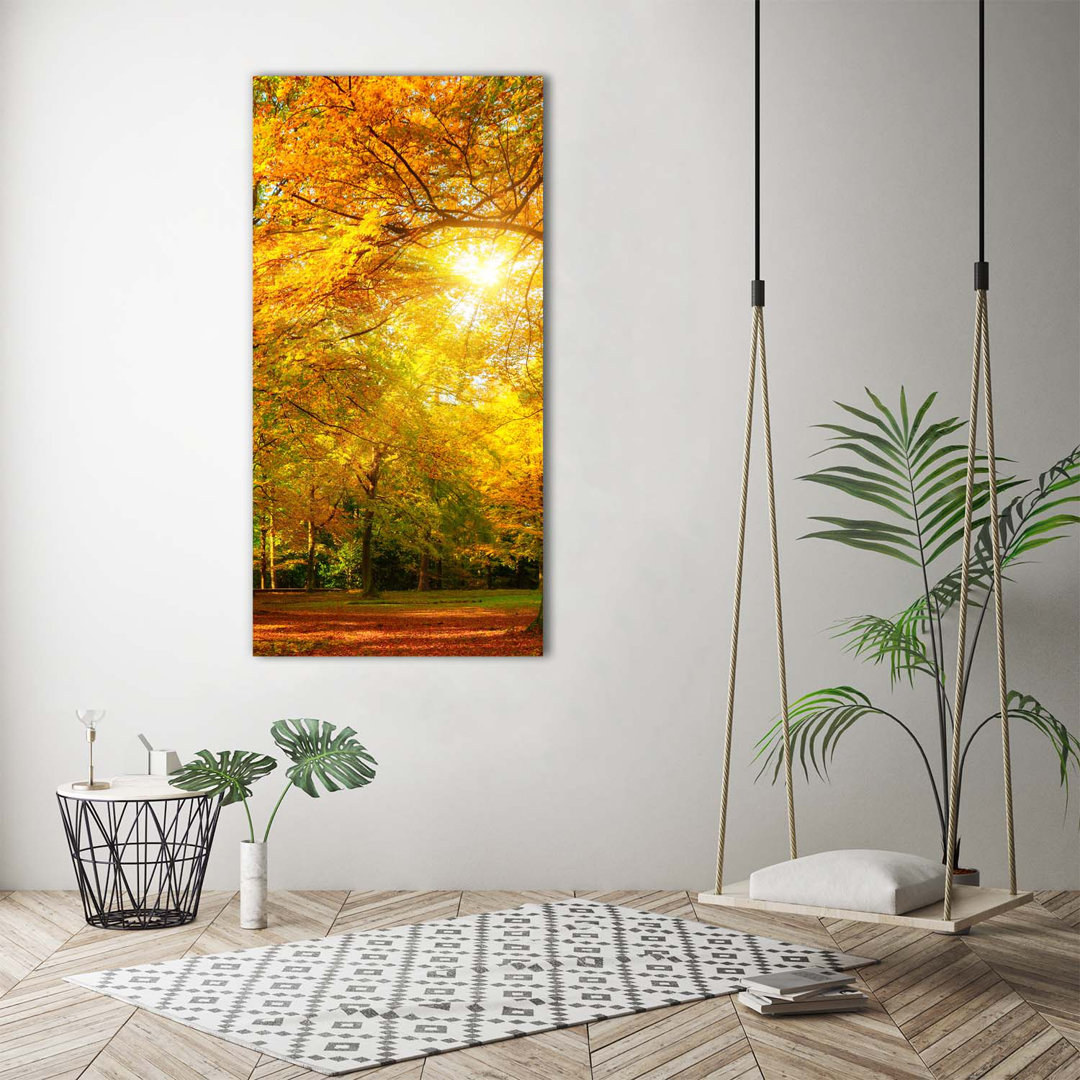 Herbstwald - Kunstdrucke auf Leinwand - Wrapped Canvas