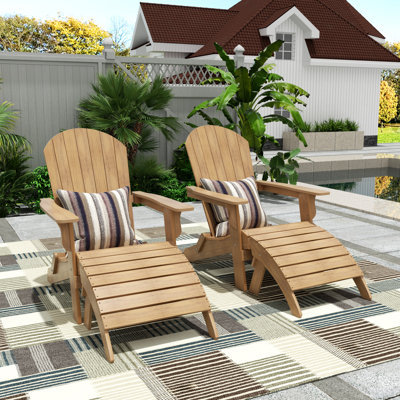 Arrlo Foldable Outdoor Adirondack Chair