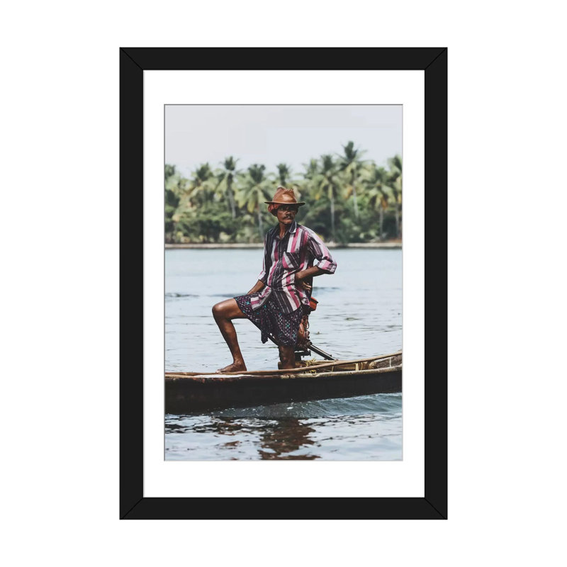« kochy, inde iii » par luke anthony gram, reproduction d’impression sur toile tendue, H 24 po x l 16 po x P 1 po, Blanc