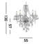 Kelly 5 - Light Candle Style Chandelier-20600165