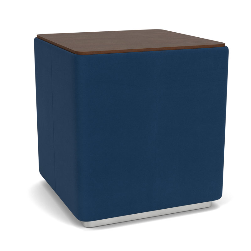 Table de salon avec plateau en stratifié Darsey, Noyer Riftwood, 16", Argent; Patriot Plus Blue Ridge