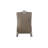 34" Bone Faux Leather Arm Chair