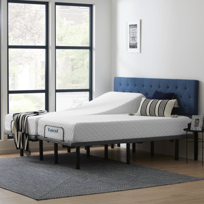 Lucid Comfort 10'' Plush Memory Foam Mattress and Adjustable Base