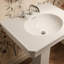 Lavabo de salle de bain rectangulaire à piédestal 30 "Claude-128974327-128974328