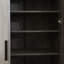 Armoire à chaussures Farmhouse, 6 tablettes pour le vestibule - Gris rustique
