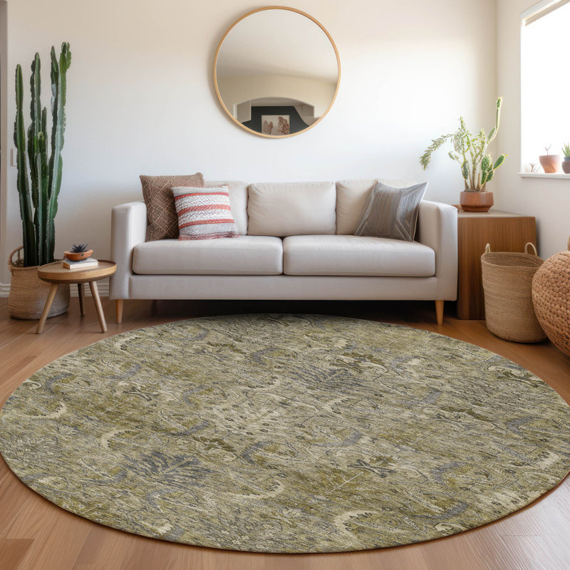 Tapis taupe intérieur / extérieur Rustica , 2 pi 6 po x 3 pi 10 po