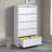 5 Drawer Metal Lateral File Cabinet,Filing Cabinet With Lock, Lockable File Cabinet For Home Office, Locking Metal File Cabinet-1536191212