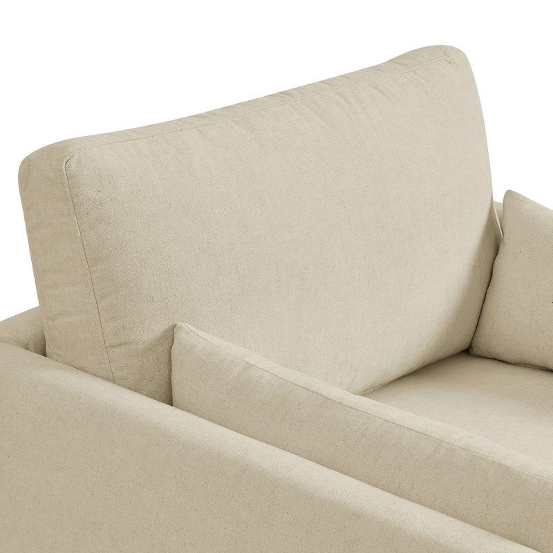 Fauteuil en lin Wellfleet, Lin