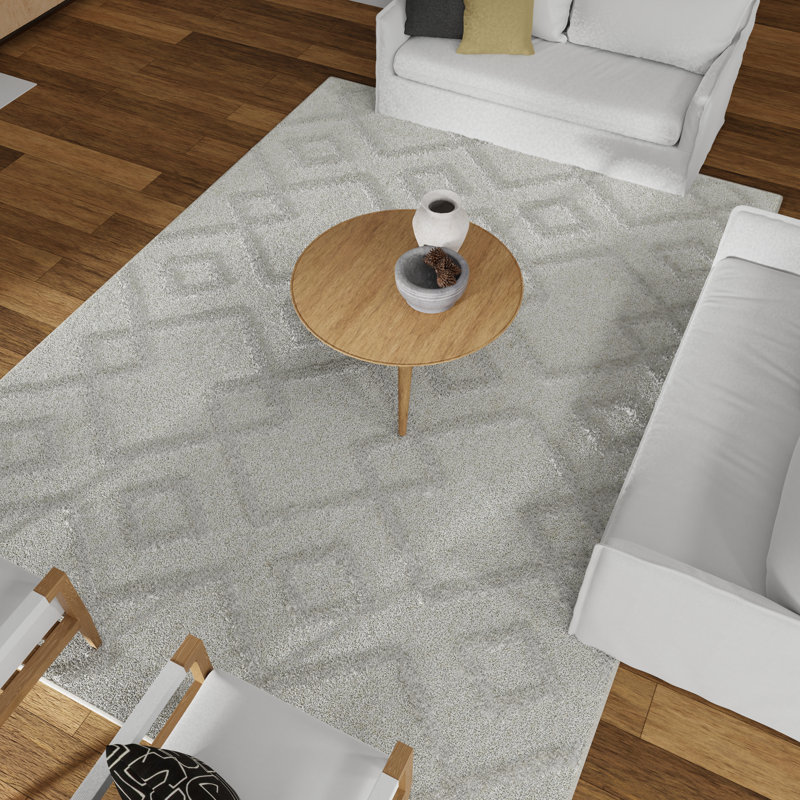 Tapis d'intérieur en polyester tissé à la machine Ikue, Tapis de couloir 2 pi x 6 pi 7 po