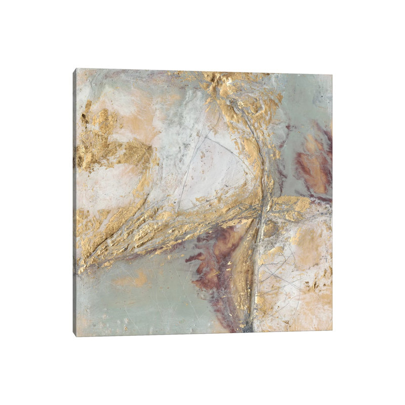 Gilded Circuit I 1 Piece Wrapped Canvas Painting, 30.48 cm H x 30.48 cm W