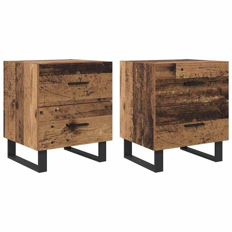 40cm W Manufactured Wood Bedside Table