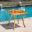 31.5'' Square Outdoor Wood Table With Finish - Inviting Design Creating A Stylish Setting