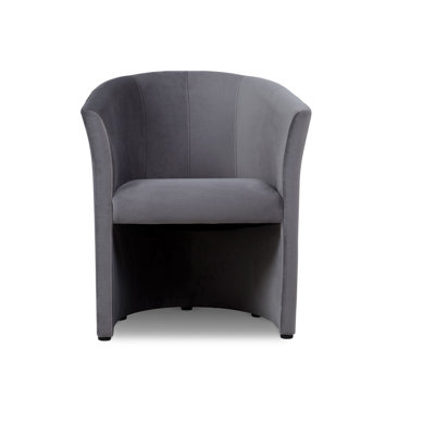 Maribeth Velvet Barrel Chair