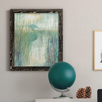 Morning Egret I - peinture sur toile encadrée