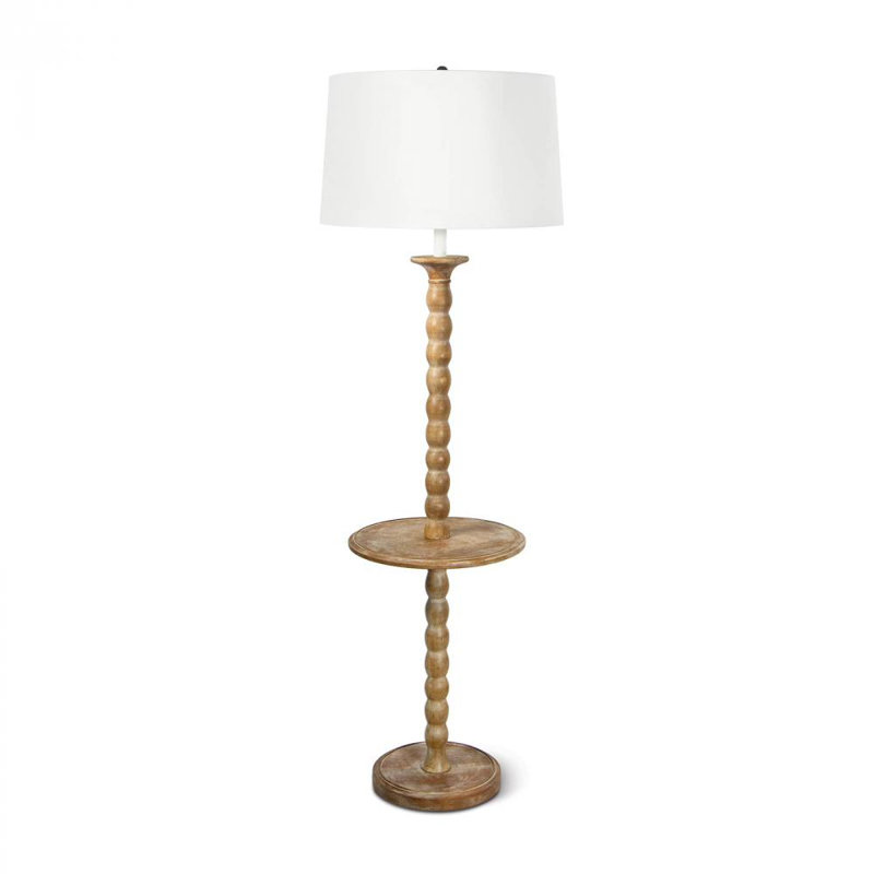 Perennial Floor Lamp, Brown Genuine Leather