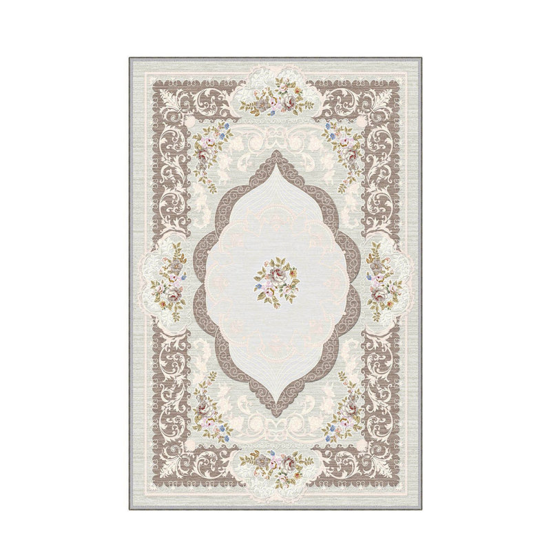 Stylish Hall Carpet 2.6 x 9.8 Feet - 100% Polyester, 0.04 in Pile Height | Antibacterial, Non-Slip PVC Felt Dot Underside | Machine Washable, 3D Digital Print | Perfect for Home Entryways & Living Spaces