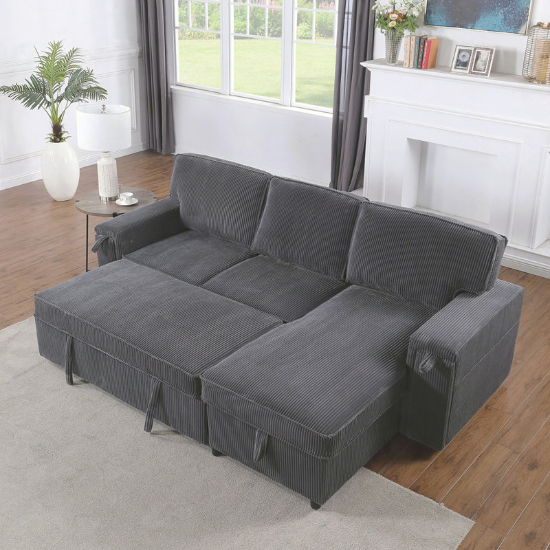 Canapé modulaire avec espace de rangement et port USB