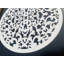 Art mural mandala 3D noir et blanc