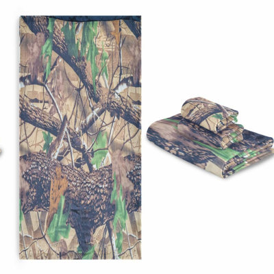 Camouflage Elite Towel Trio: Ultra-Absorbent Military Texture Bath, Hand, and Washcloth Set