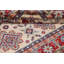 Tapis unique en laine noué à la main ivoire / rouge / bleu nouvel âge 5 pi x 6 pi 8 po