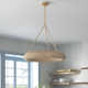 6 Light Metal Dimmable Chandelier