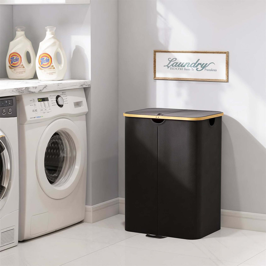 Laundry Basket With Lid And Removable Laundry Bags