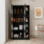 Armoire de cuisine, armoire de cuisine de 71 po de hauteur avec portes et tablettes réglables-434731194