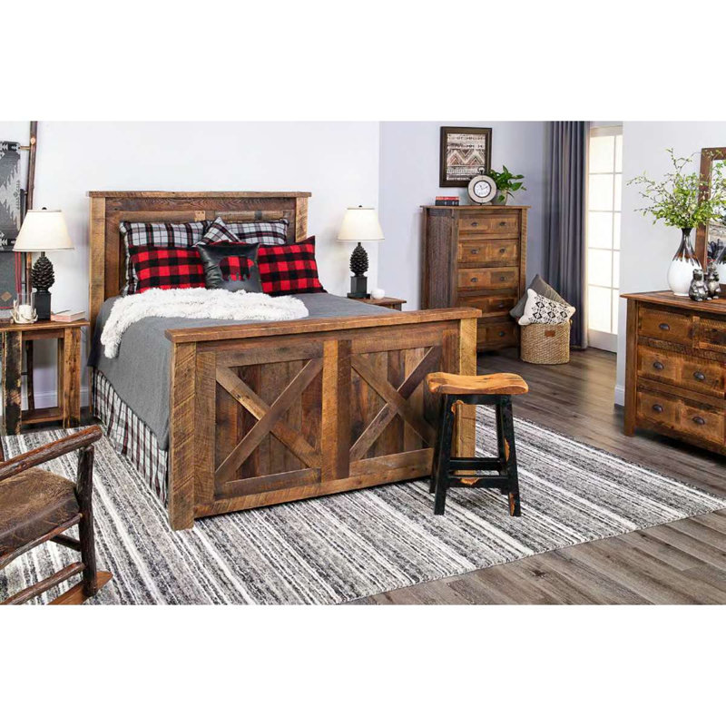 Lit de grange simple Fireside Lodge Barnwood, Lit simple