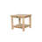 BAHAMA 22" SQUARE SIDE TABLE 2-TIER