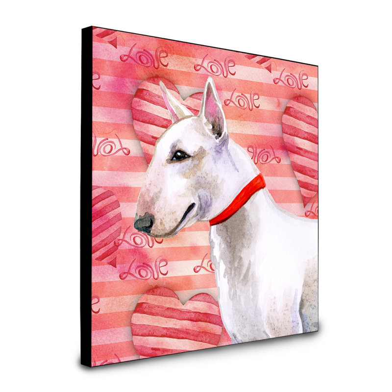 Panneau mural d’art Durflinger, Bull-terrier