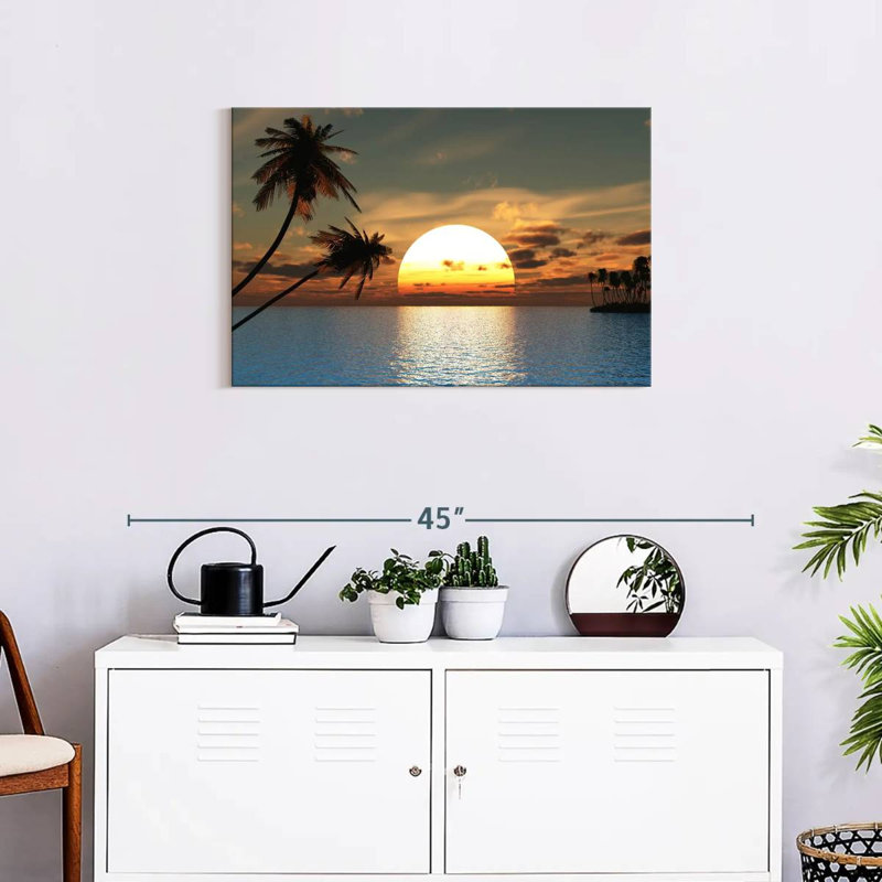 Gillard Ocean Palms Sundown, 20" H x 30" W