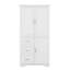 Grande armoire de rangement, garde-manger autoportant moderne avec 3 portes, tablettes réglables et 3 tiroirs de rangement-132823908