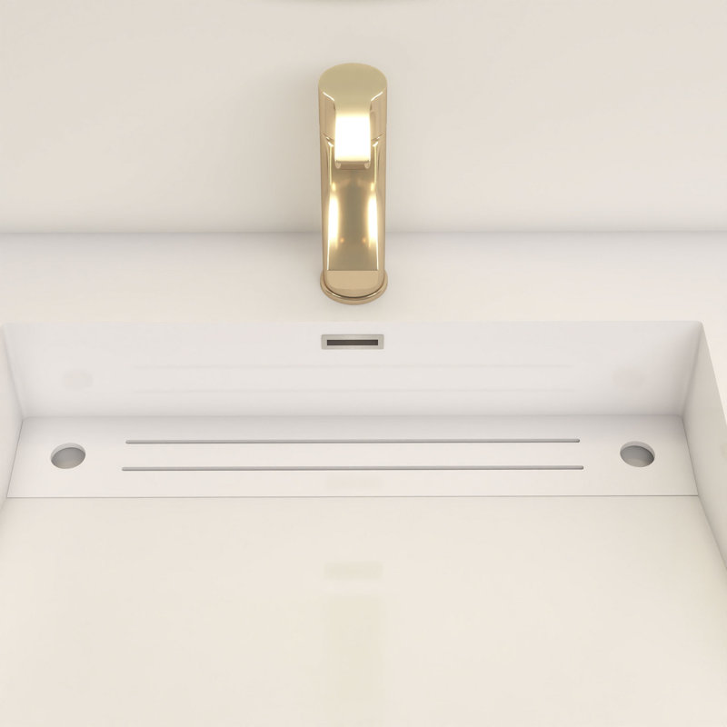 Ensemble de meuble-lavabo simple 48 po, Blanc ultrabrillant