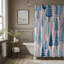 Rideau de douche Blue Thicket - Premium-897517615