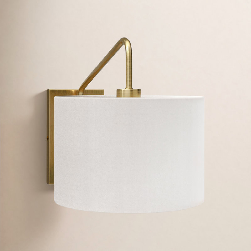 Finley Solid Brass Armed Sconce