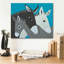 «Donkey Family» par Casey Craig, impression sur toile-206292811