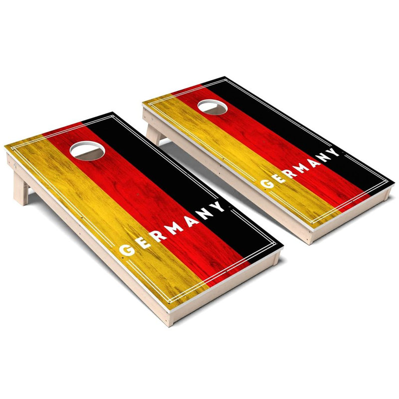 Ensemble de planches de cornhole composites toutes saisons International Flag 2.0, Ajouter un étui de transport