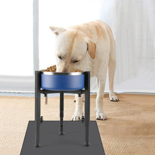 Support réglable pour bols pour chien